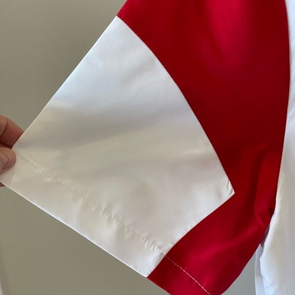 G-III Carl Banks NWT men's large Nebraska UNL Huskers wind resistant SS pullover - Picture 6 of 13